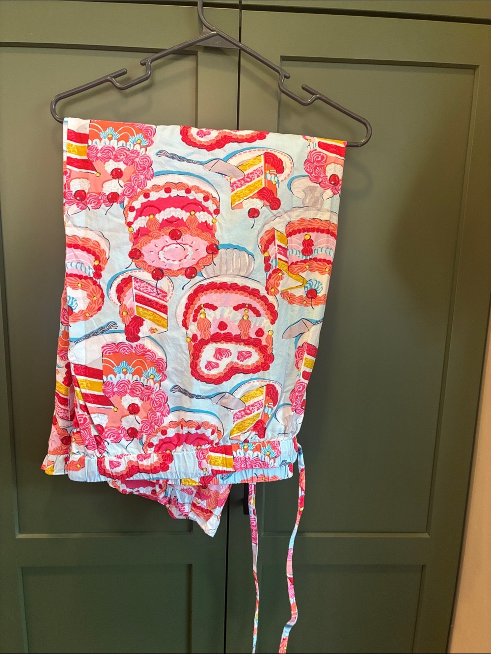 Printfresh Vintage Cakes cropped pajama pants 4x